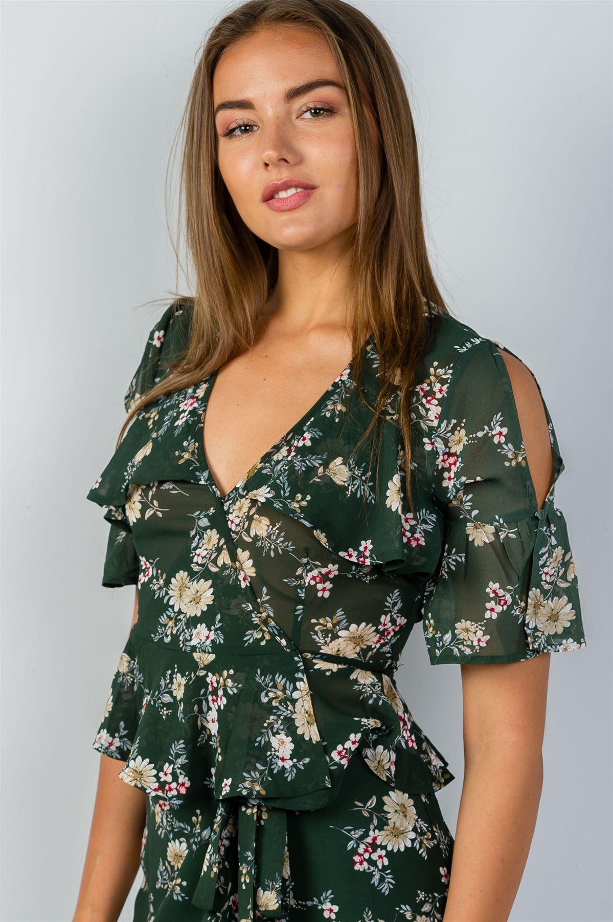 Floral Wrap Dress