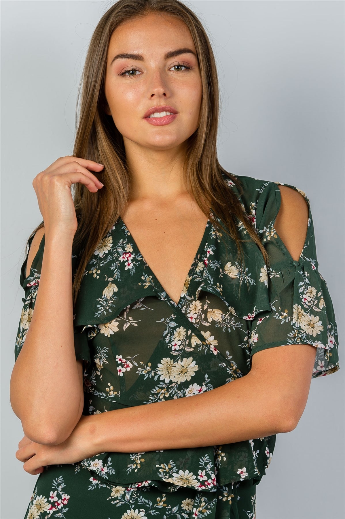 Floral Wrap Dress