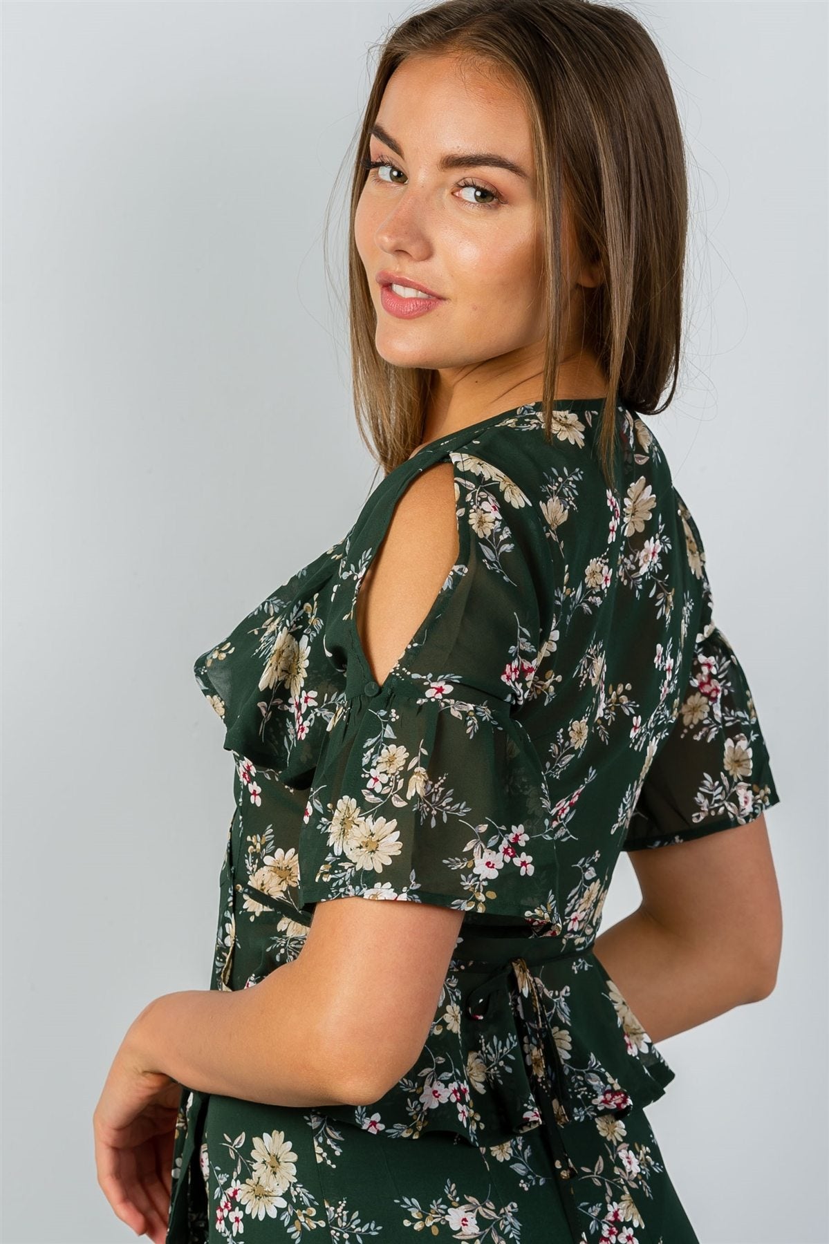 Floral Wrap Dress