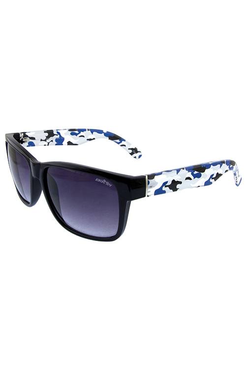 Mens camo boxframe plastic sunglasses