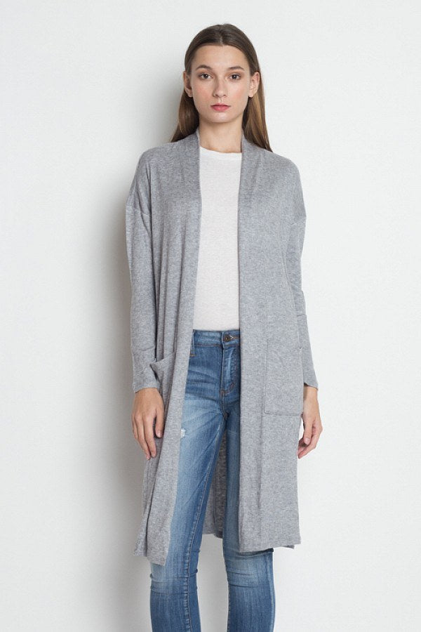 Long Sleeve Pocket Cardigan