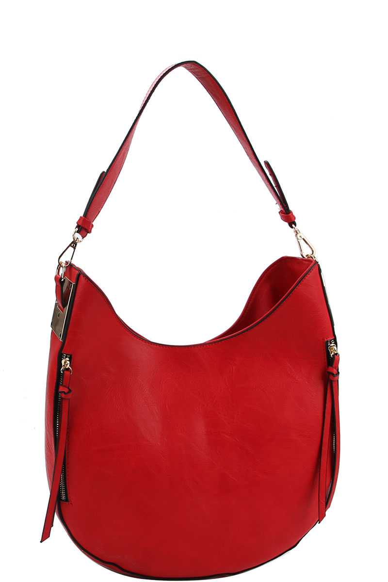 Fashion Chic Trendy Hobo Bag With Long Strap