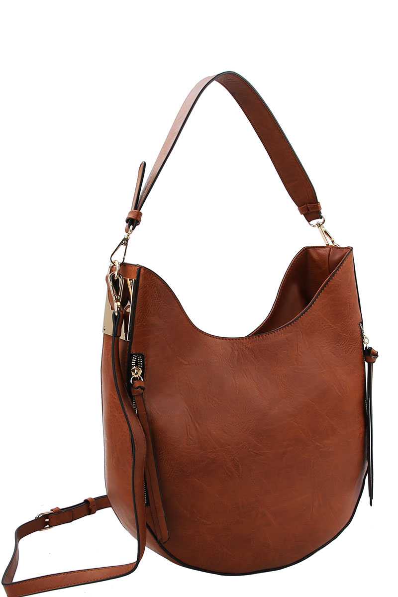 Fashion Chic Trendy Hobo Bag With Long Strap