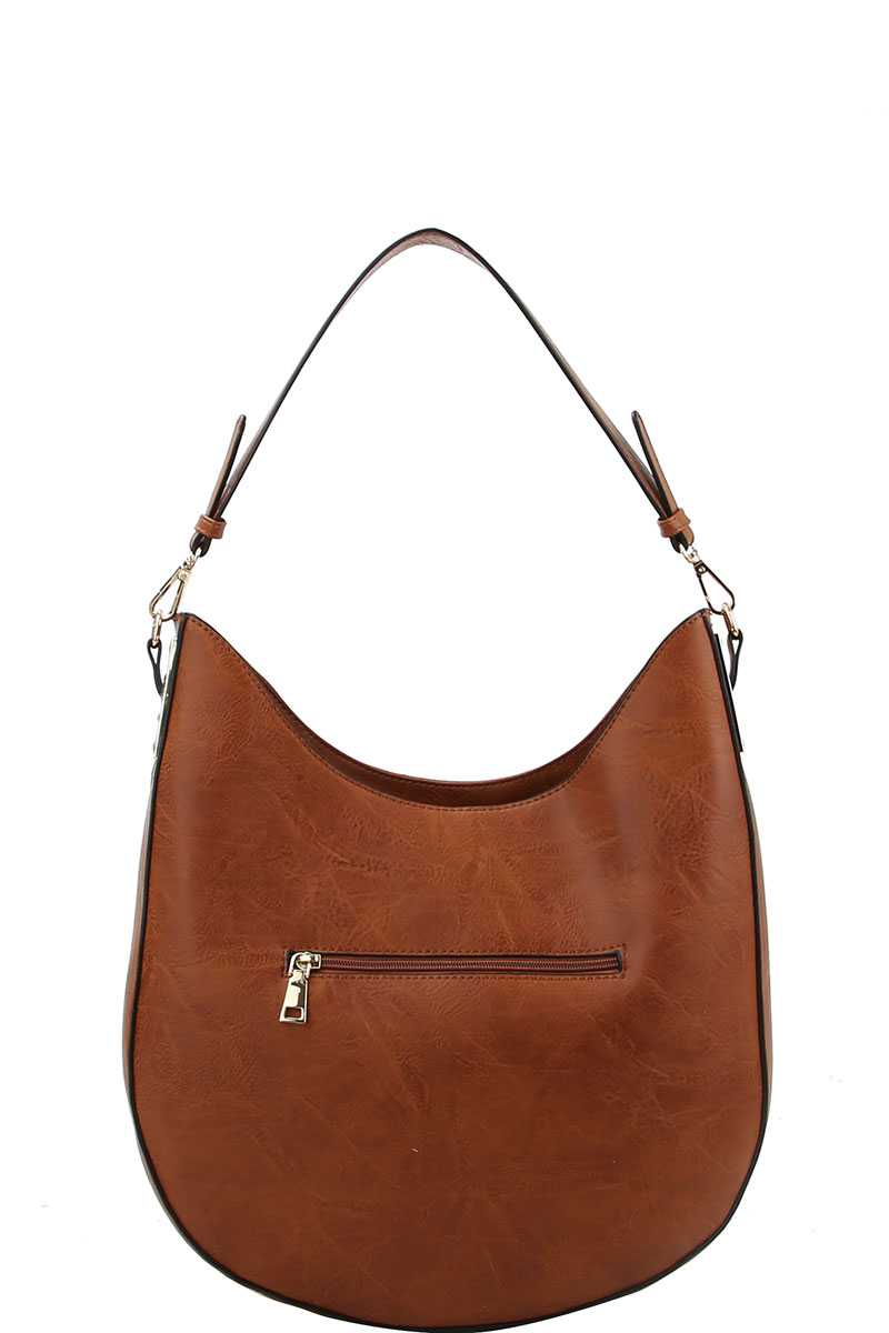 Fashion Chic Trendy Hobo Bag With Long Strap