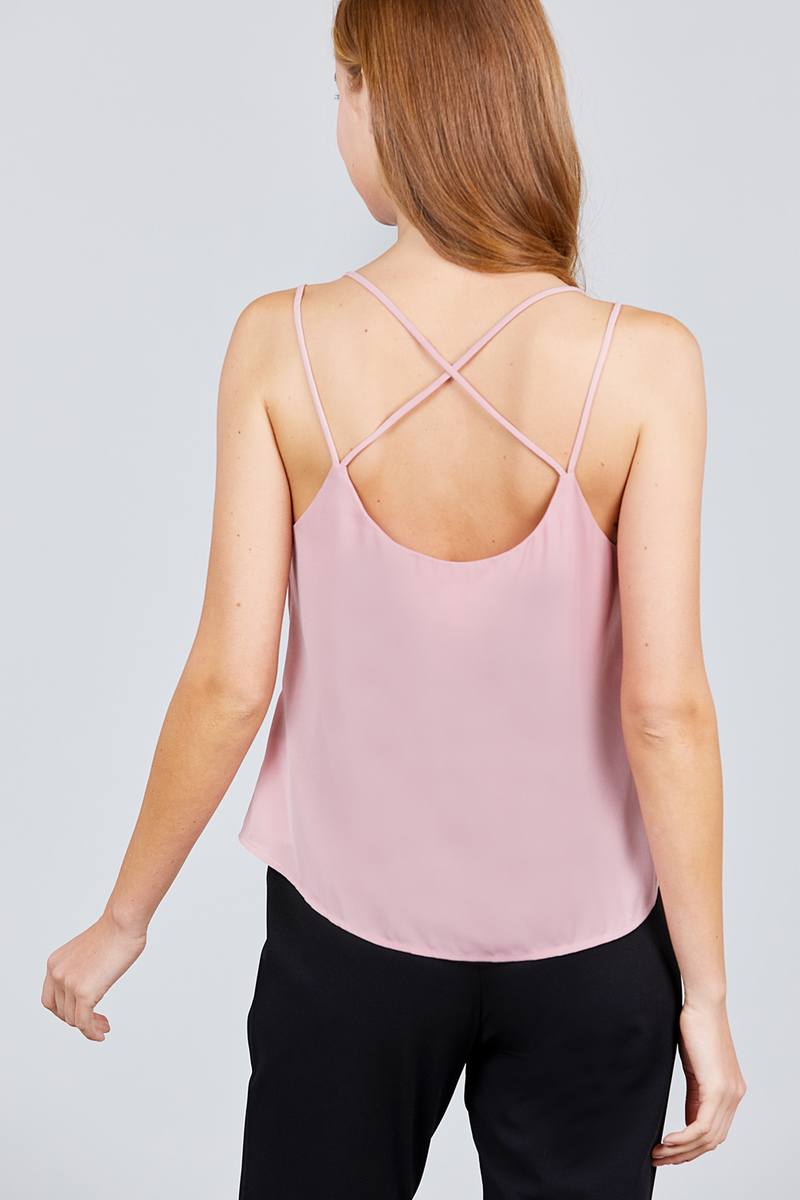 V-neck Cross Strap Tank